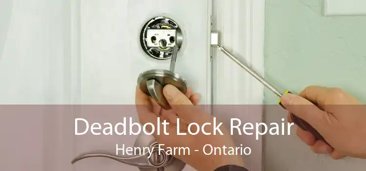 Deadbolt Lock Repair Henry Farm - Ontario