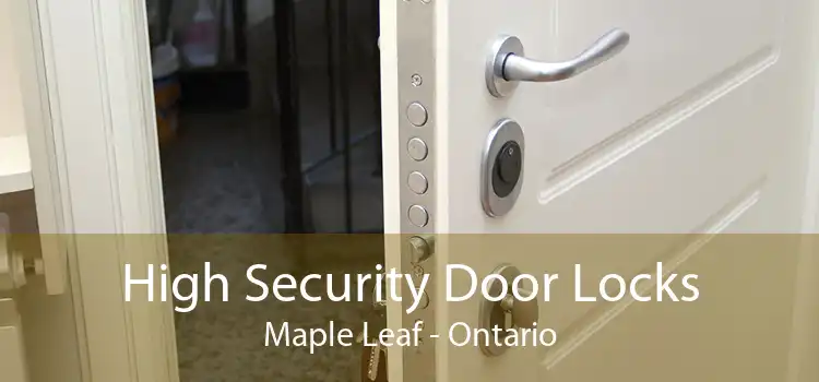 High Security Door Locks Maple Leaf - Ontario