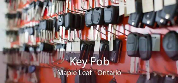 Key Fob Maple Leaf - Ontario